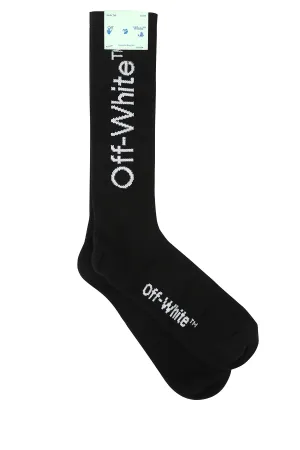 Off-White Logo Intarsia Socks
