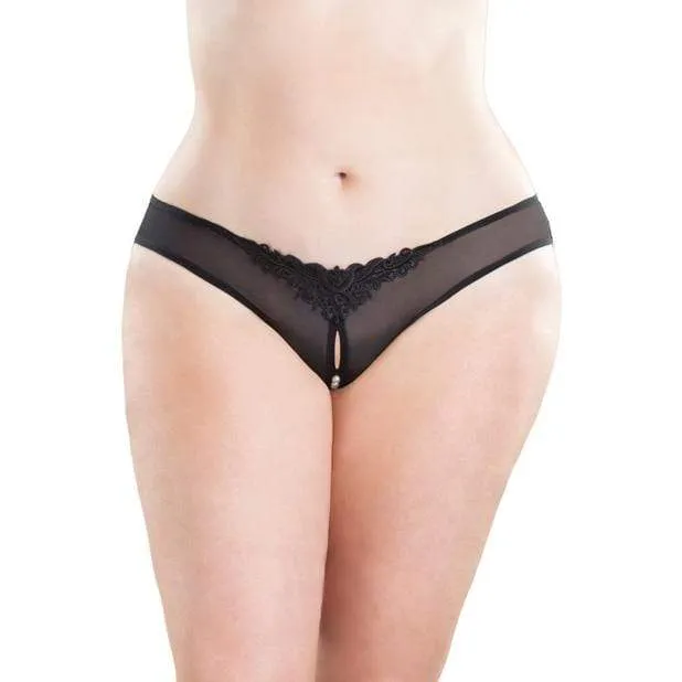 Oh La La Cheri - Crotchless Thong with Pearls