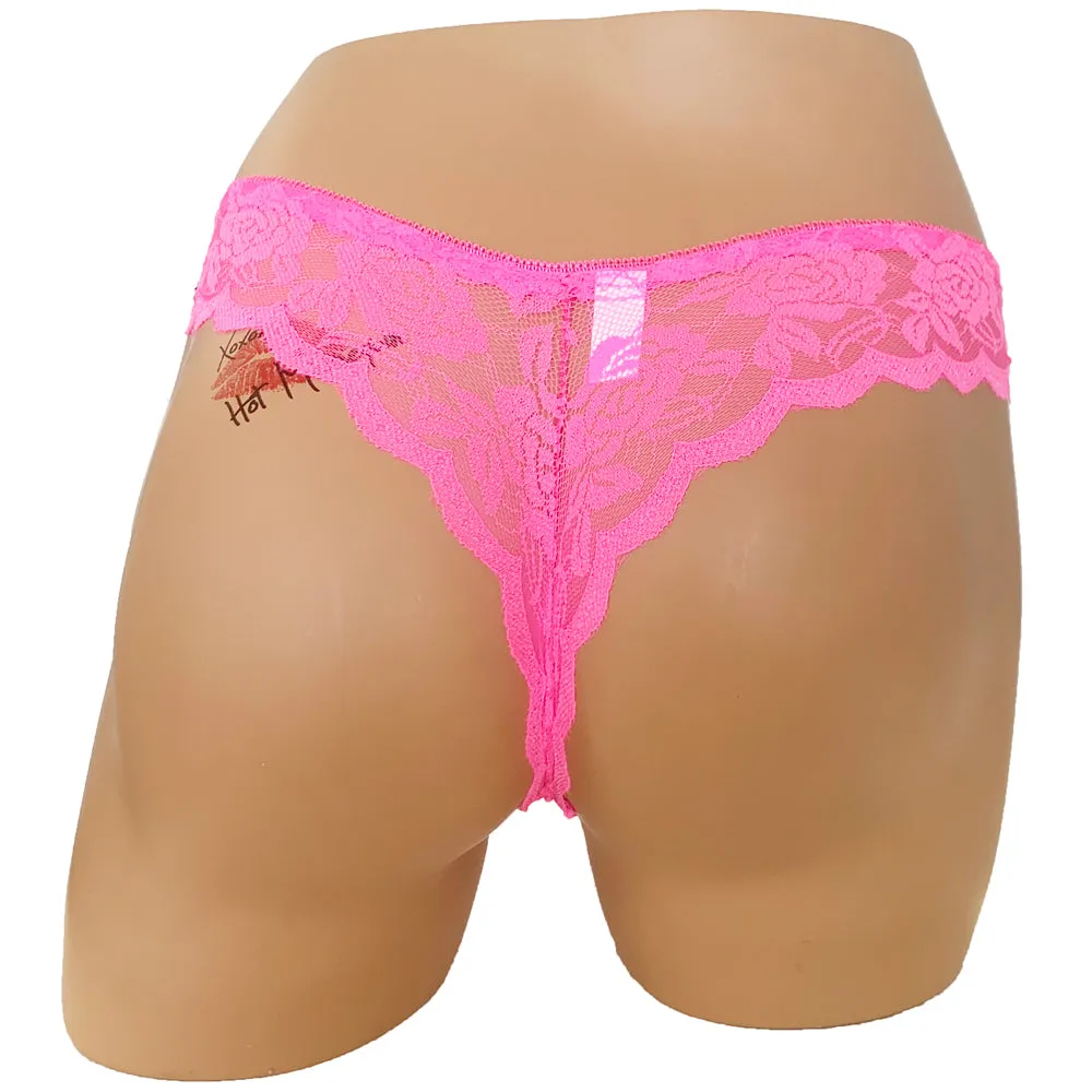 Poison Rose Assorted Lace G-String