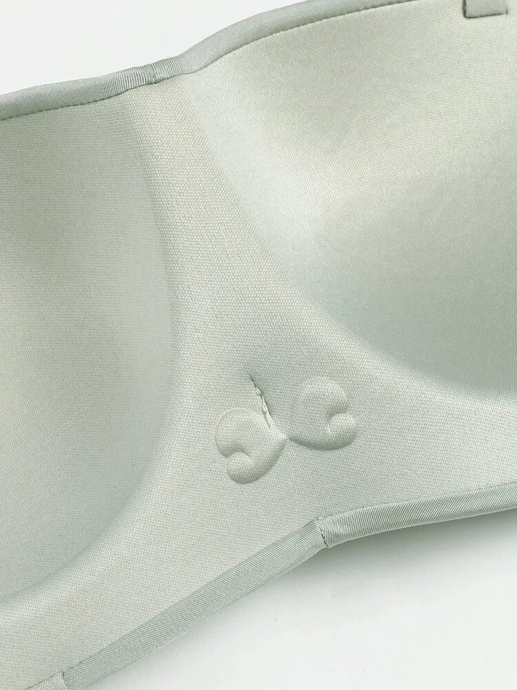 Seamless Detachable Double Straps Bandeau Bra