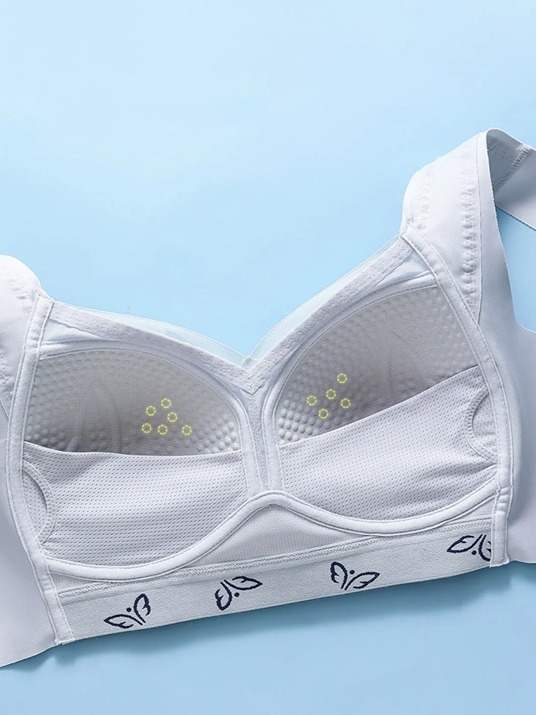 Thin Anti-Sagging Side Support Wire-free Minimizer Bra