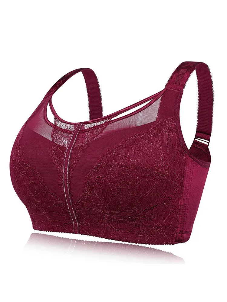 Thin Embroidery Minimizer Bra