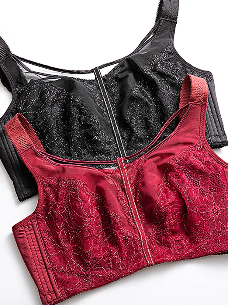 Thin Embroidery Minimizer Bra
