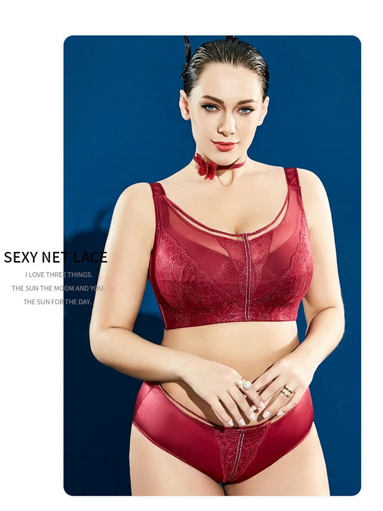 Thin Embroidery Minimizer Bra