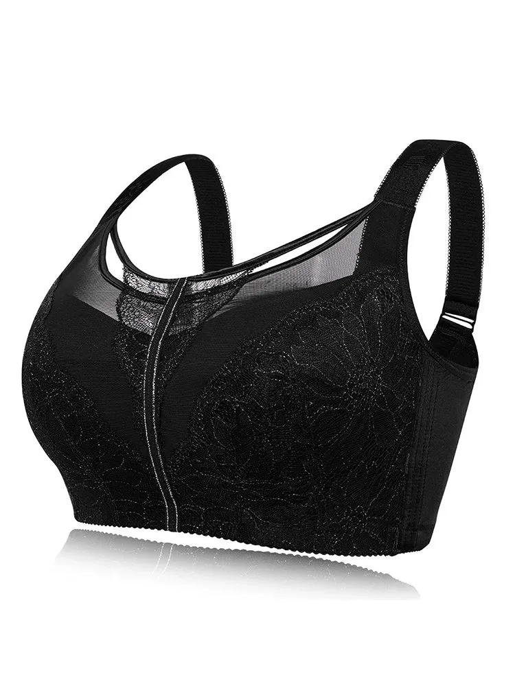 Thin Embroidery Minimizer Bra
