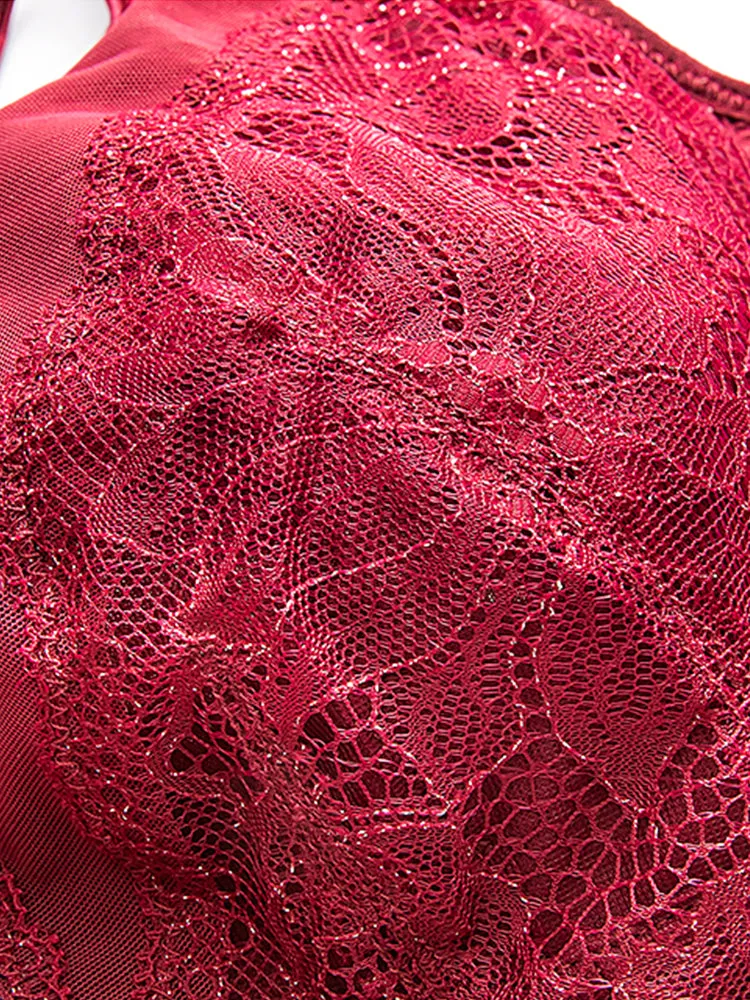 Thin Embroidery Minimizer Bra