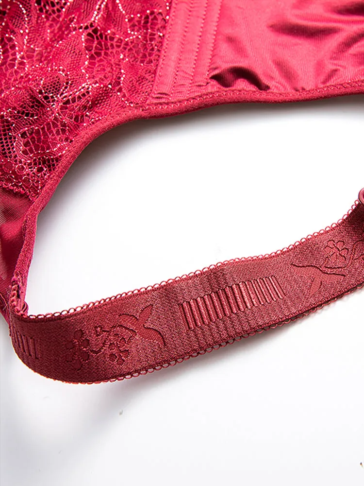 Thin Embroidery Minimizer Bra