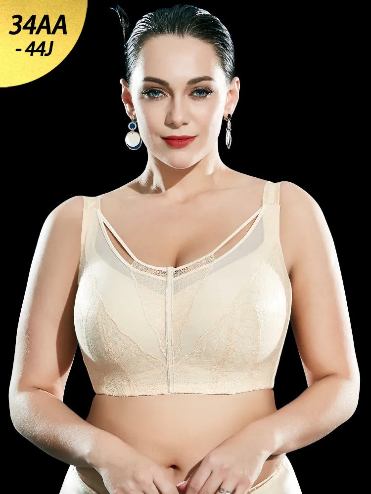 Thin Embroidery Minimizer Bra