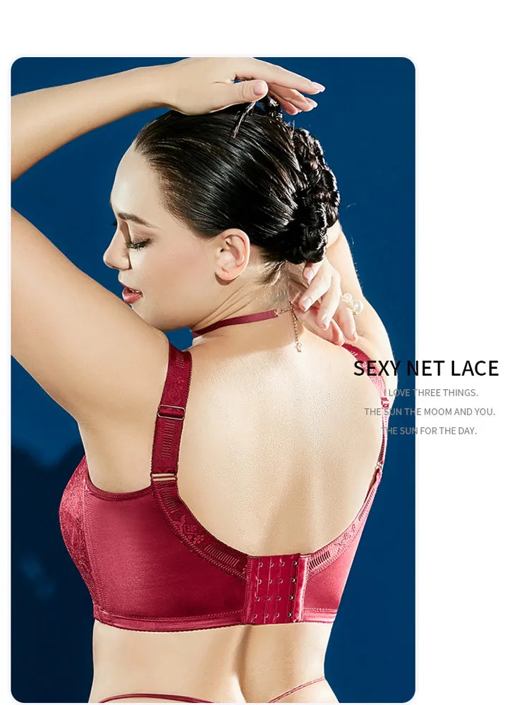 Thin Embroidery Minimizer Bra