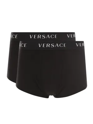 Versace 2 Pack Logo Band Briefs