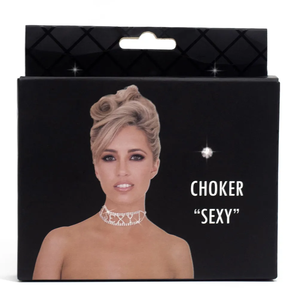 Western Fashion Diamante Sexy Choker