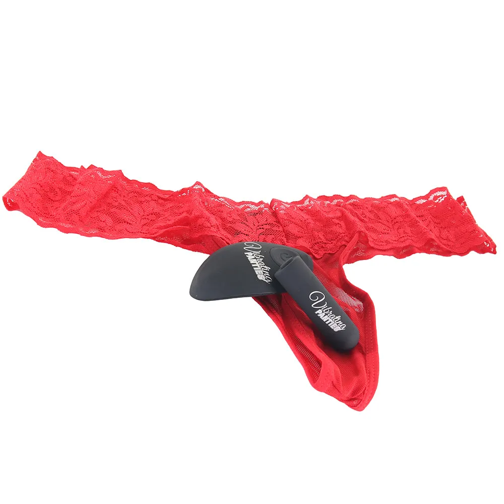 Wireless Remote Vibrating Red Panties /L