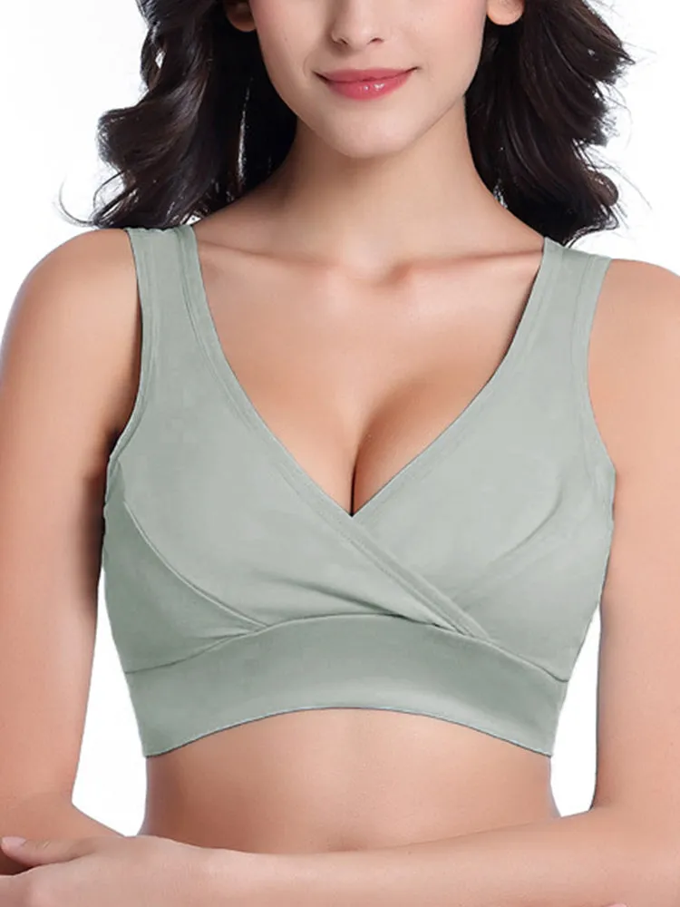 Women's Comfort Non-padded Wireless Sleep Bras
